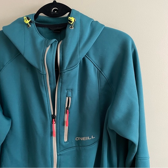 O’neill Lightweight Ski & Snowboard Jacket | Teal Green Blue - Picture 5 of 8